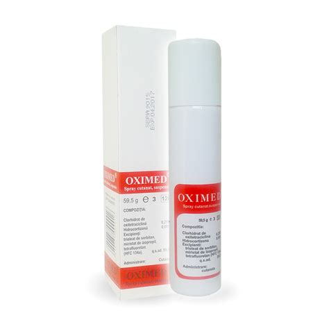 oximed prospect|OXIMED Spray cutanat, suspensie Compozitie Un flacon cu。